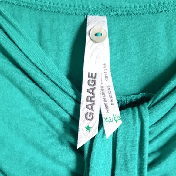 Garage Strapless Teal Dress Cover-up XS - Picture 5 of 8